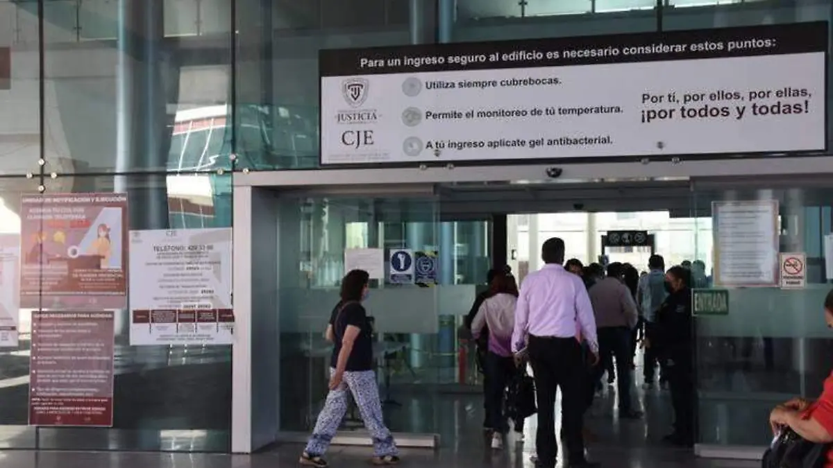 sala de audiencias en el tsj